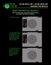 Zeroing the Recticle